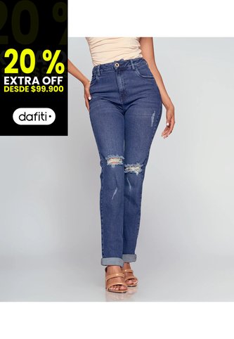 Jean Para Mujer Straight Derek Derek