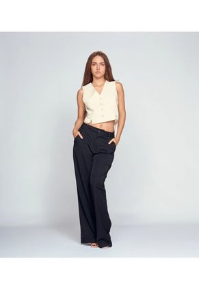 Chaleco Para Mujer En Lino Derek