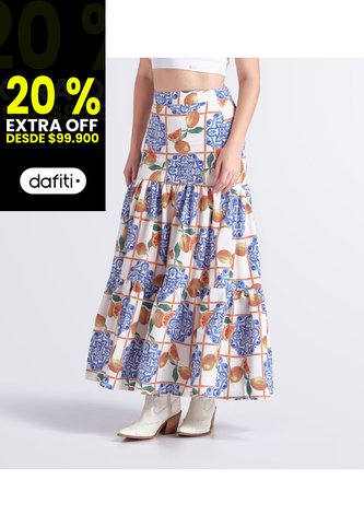 Falda Para Mujer Estampada Derek Derek