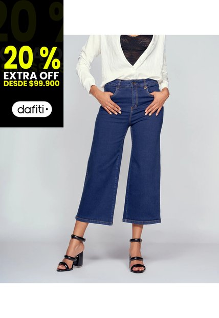 Jean Culotte Para Mujer Derek