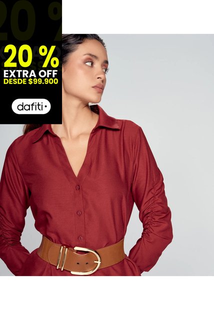 Vestido Camisero Para Mujer Derek
