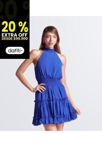 Vestido Para Mujer Corto Manga Sisa Derek Derek