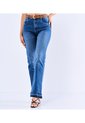Jean Para Mujer Bota Straight Con Proceso  Derek de Derek