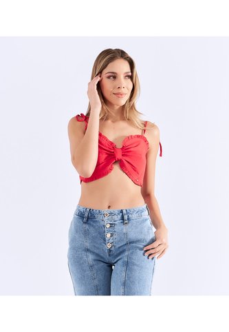 Blusa De Tiras Para Mujer Encauchada Derek Derek