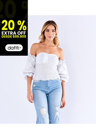 Blusa Tipo Corset Mujer Derek Derek