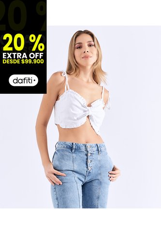 Blusa De Tiras Para Mujer Encauchada Derek Derek