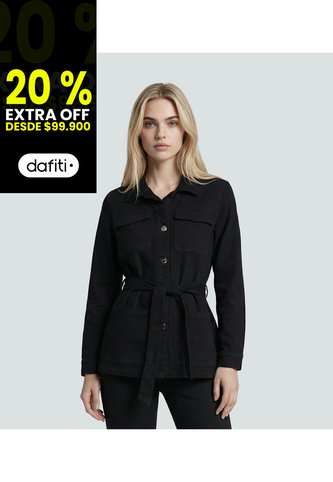 Chaqueta Para Mujer Negro Derek Derek