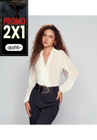Blusa Tipo Body Con Drapeado Para Mujer Derek Derek