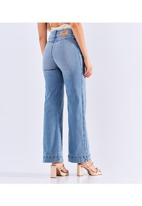 Jean Para Mujer Bota Bell Con Proceso  Derek