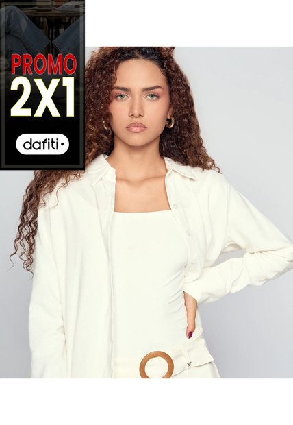 Blusa Camisera Para Mujer Unicolor  Derek