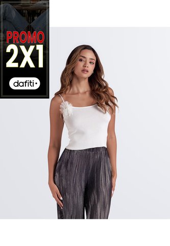 Blusa Unicolor De Tiras Derek Derek