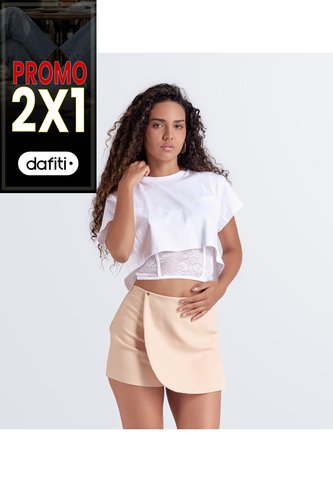 Camiseta Para Mujer Con Corset Derek Derek