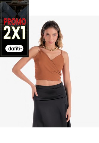 Blusa Para Mujer Con Escote Cruzado  Derek Derek