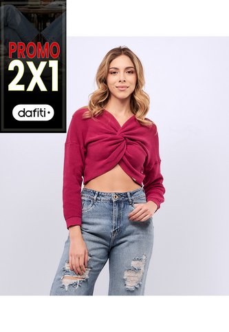Buzo Para Mujer Tejido Entrelazado Unicolor Selena Derek Derek