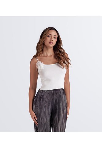 Blusa Unicolor De Tiras Derek Derek