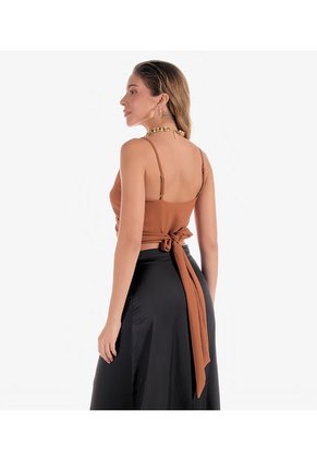 Blusa Para Mujer Con Escote Cruzado  Derek