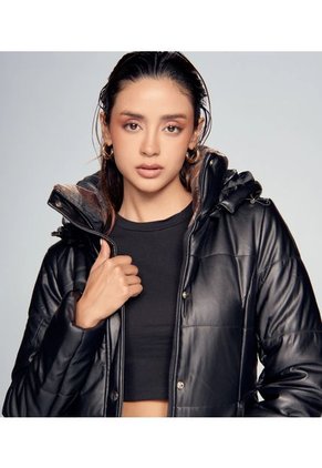 Chaqueta En Polipiel Para Mujer Derek