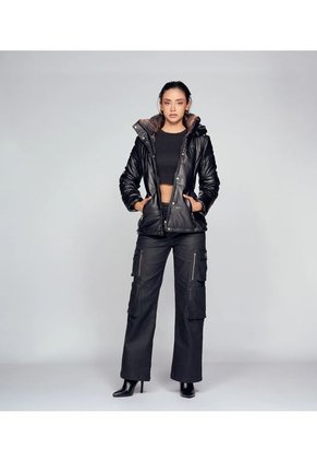 Chaqueta En Polipiel Para Mujer Derek