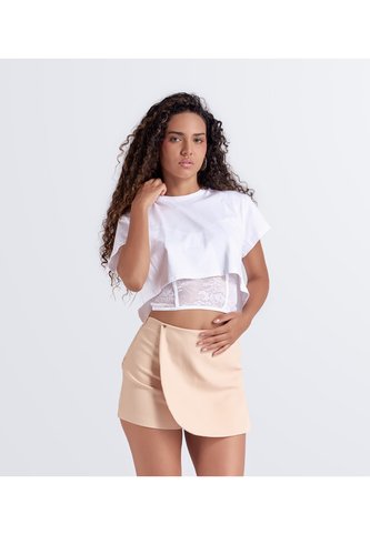 Camiseta Para Mujer Con Corset Derek Derek