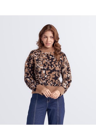 Buzo Para Mujer Tejido Animal Print Derek Derek