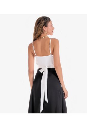 Blusa Para Mujer Con Escote Cruzado  Derek