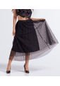 Falda Para Mujer Plisada En Tul Derek de Derek