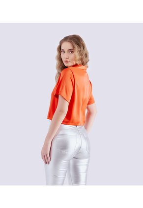 Blusa Para Mujer En Satin Manga Corta Derek