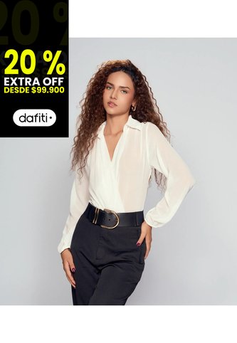 Blusa Tipo Body Con Drapeado Para Mujer Derek Derek