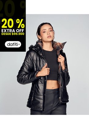 Chaqueta En Polipiel Para Mujer Derek