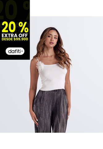 Blusa Unicolor De Tiras Derek Derek