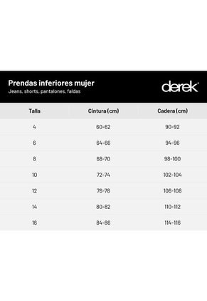Falda Para Mujer Derek Lovely