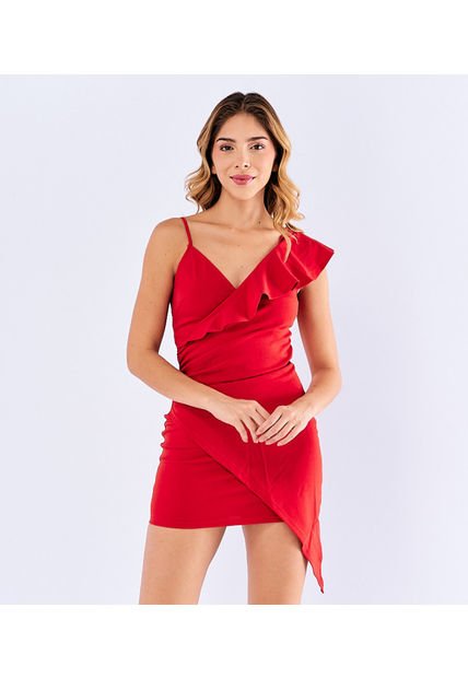 Vestido En Tiras Rojo Mujer Derek