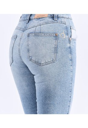 Jean Para Mujer Bota Flare Con Botonera Y Proceso Derek