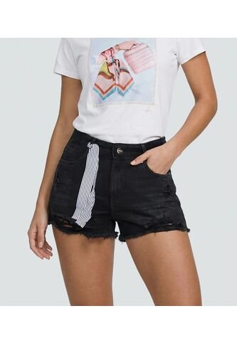 Short Para Mujer Negro Derek Derek