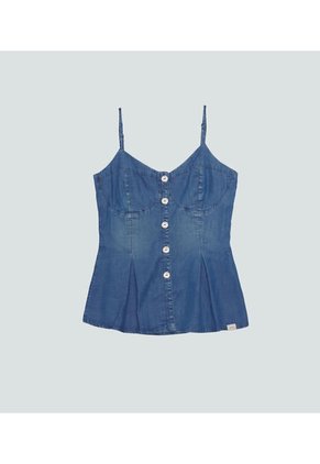 Blusa Para Mujer Azul Medio_Claro Derek