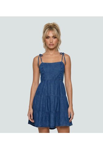 Vestido Para Mujer Azul Medio_Oscuro Derek Derek