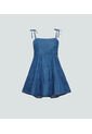 Vestido Para Mujer Azul Medio_Oscuro Derek de Derek
