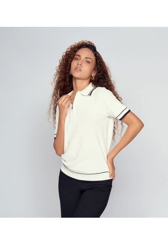 Blusa Tipo Polo Unicolor Derek Derek