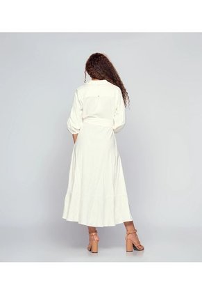 Vestido Largo Con Gola  Para Mujer Derek