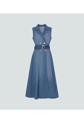 Vestido Para Mujer Azul Medio_Claro Derek