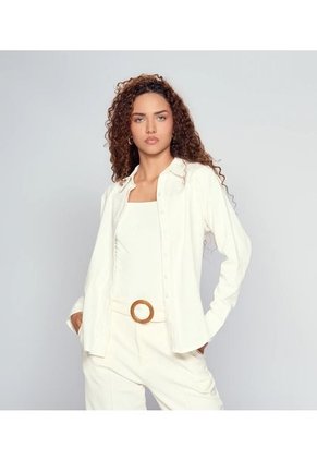 Blusa Camisera Para Mujer Unicolor  Derek