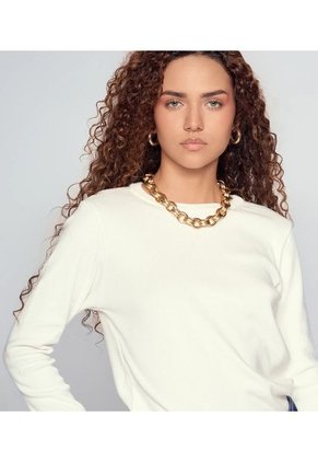 Buzo Tejido Manga Larga Unicolor Derek