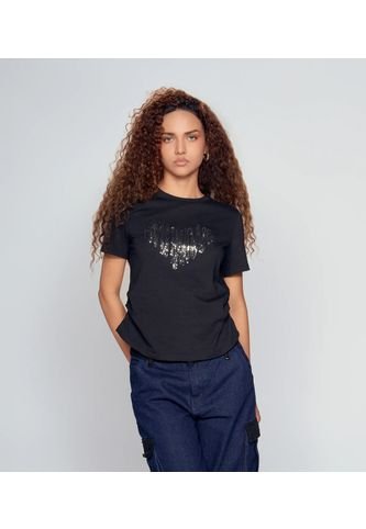 Camiseta Unicolor Con Estampado Para Mujer Derek Derek