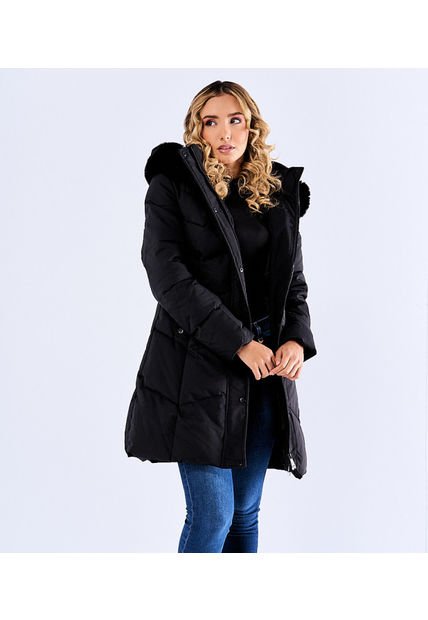 Chaqueta Abullonada Para Mujer Derek