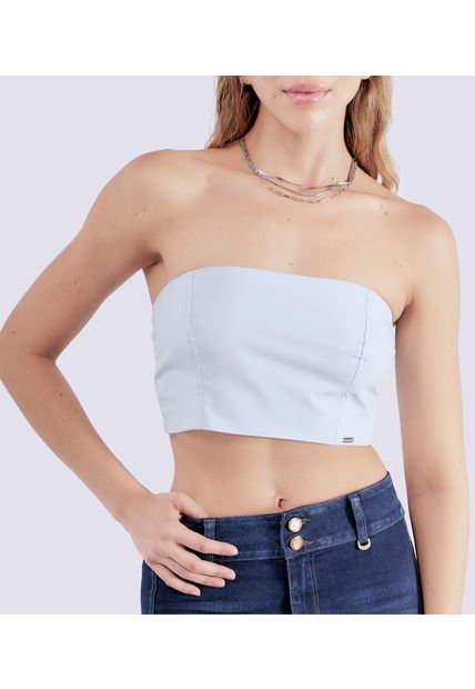 Blusa Strapless Para Mujer Nina Derek