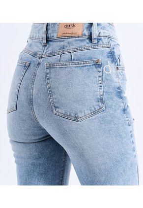 Jean Bota Recta Para Mujer Tiro Alto Derek