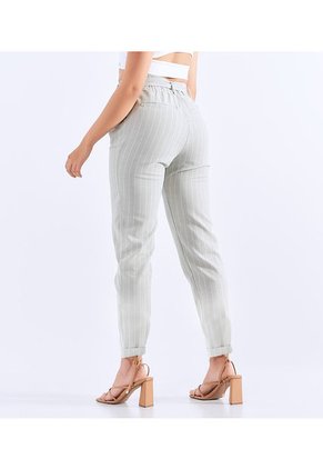 Pantalon Para Mujer Paper Bag Rayas Derek