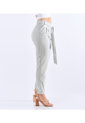Pantalon Para Mujer Paper Bag Rayas Derek