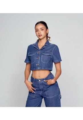 Blusa Para Mujer Azul Oscuro Derek Lovely