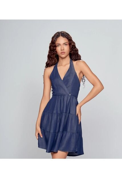 Vestido Para Mujer Azul Oscuro Derek